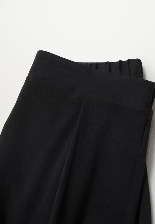 MANGO - Trousers monaco - black