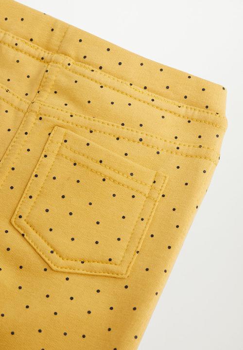 MANGO - Leggings terryp - yellow