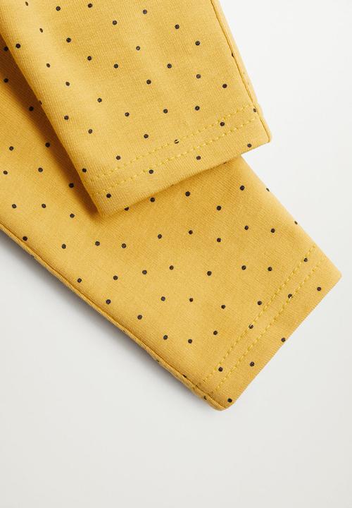MANGO - Leggings terryp - yellow