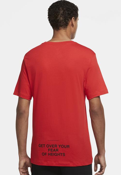 Nike - M nsw tee nike air gx hbr - university red