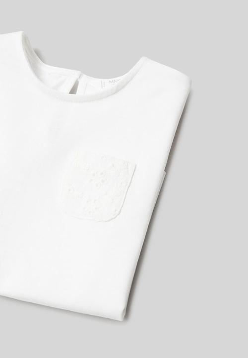 MANGO - Maria8 short sleeve tee - natural