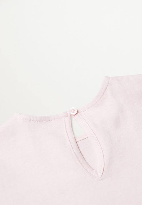 MANGO - Maria8 short sleeve tee - medium pink