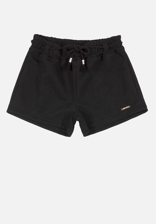 UP Baby - Heart tee & shorts set - black