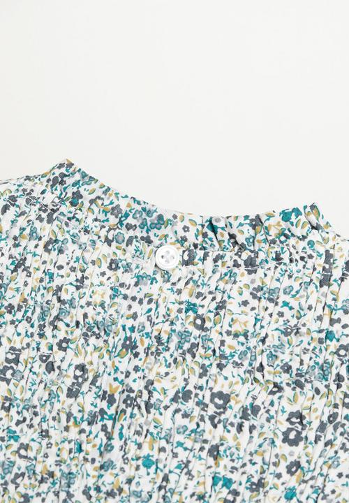 MANGO - Dress blume - blue