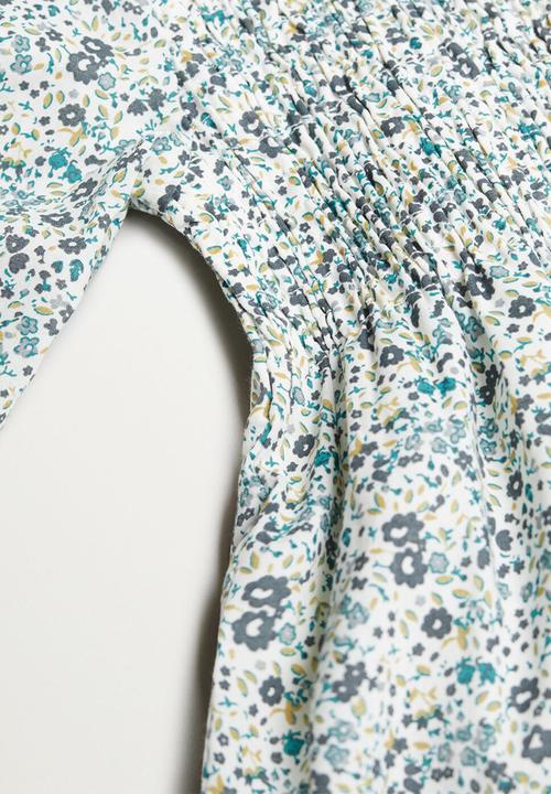 MANGO - Dress blume - blue