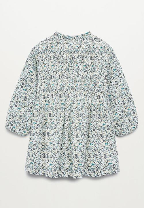 MANGO - Dress blume - blue
