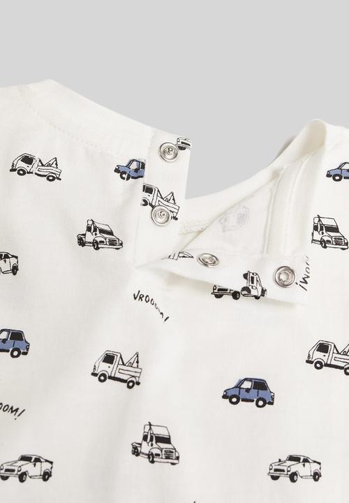 MANGO - T-shirt piero - white 
