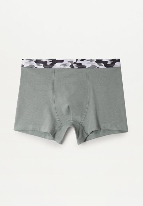 MANGO - Boxers camo - beige & khaki
