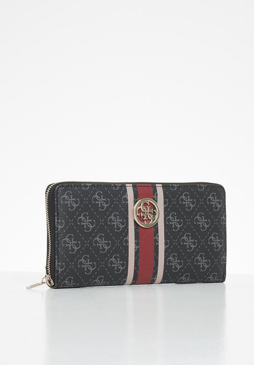 GUESS - Jensen slg cheque organizer - charcoal