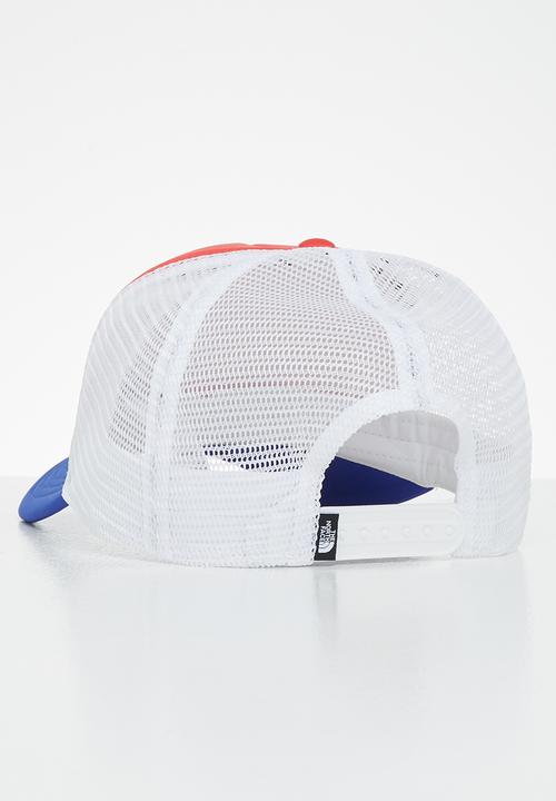 The North Face - Tnf logo trucker - blue & red