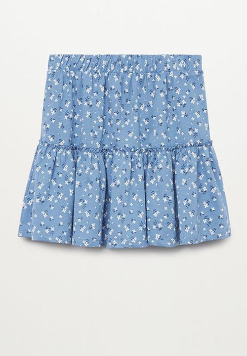 MANGO - Falda costa - blue