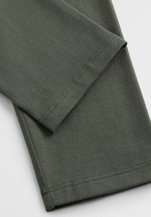 MANGO - Leggings elio - olive
