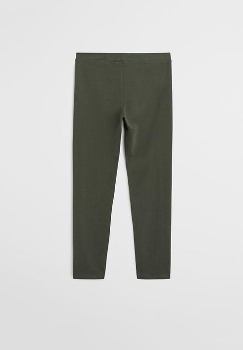 MANGO - Leggings elio - olive