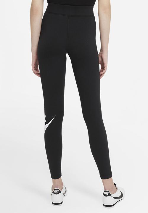 Nike - Plus nsw essential high rise leggings - black/white