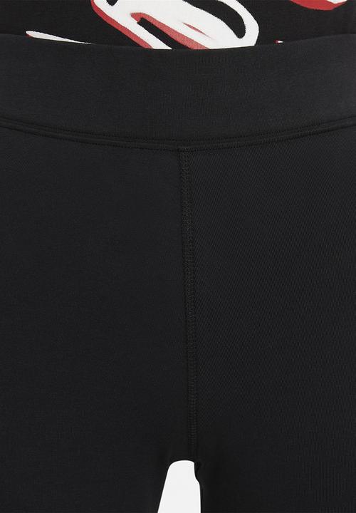 Nike - Plus nsw essential high rise leggings - black/white