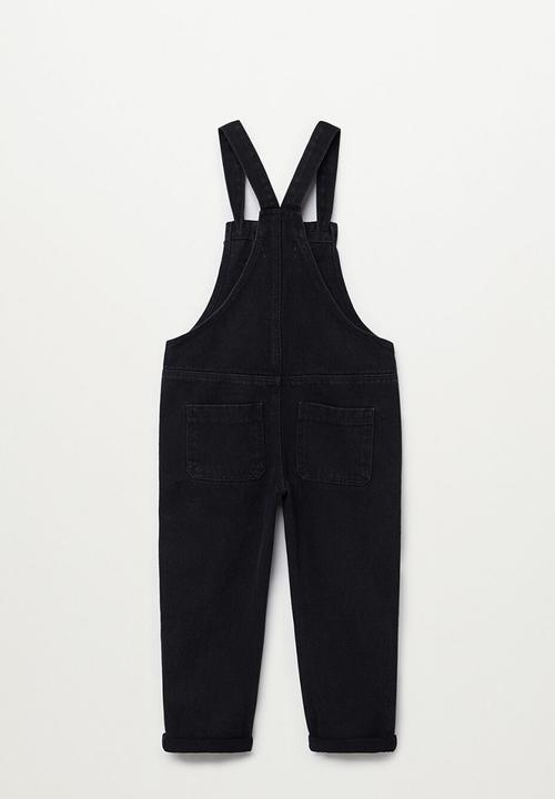 MANGO - Marine dungarees - black
