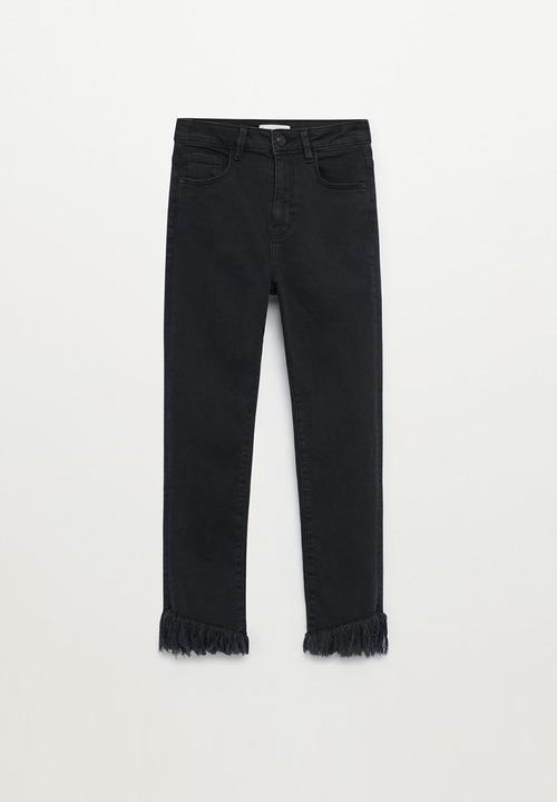 MANGO - Jeans shark - black