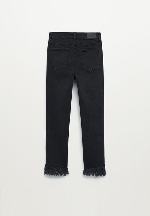 MANGO - Jeans shark - black