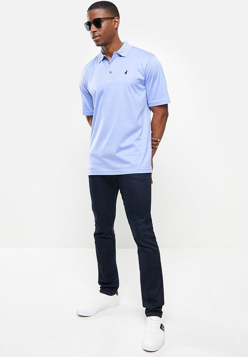 POLO - Lincoln golfer - light blue