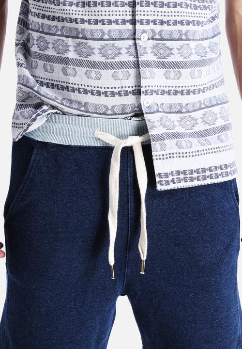 Native Youth - Indigo Jersey Shorts