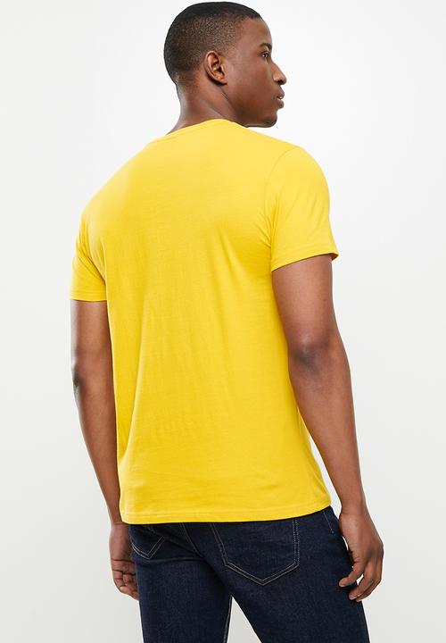 POLO - Kyle debossed tee - yellow