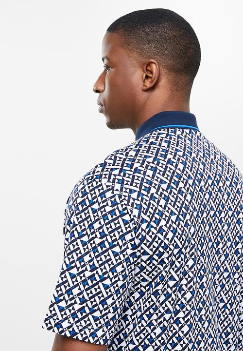 POLO - Gabriel premium printed golfer - navy