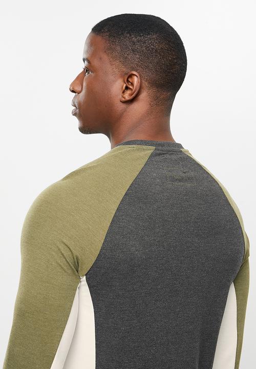 POLO - Nathan pique long sleeve tee - multi 