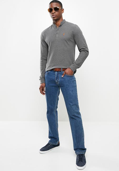 POLO - Eric collerless golfer - charcoal 