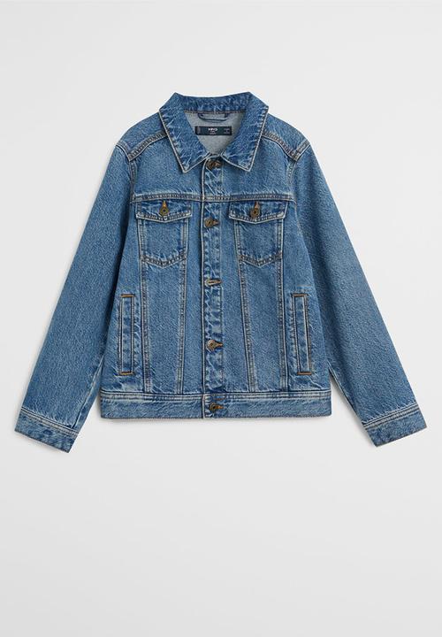 MANGO - Jacket john - medium blue
