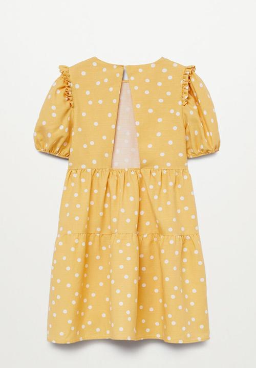 MANGO - Donna dress - bright yellow