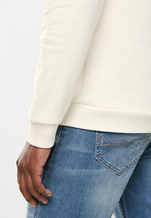 POLO - Thato crew neck sweat - ecru