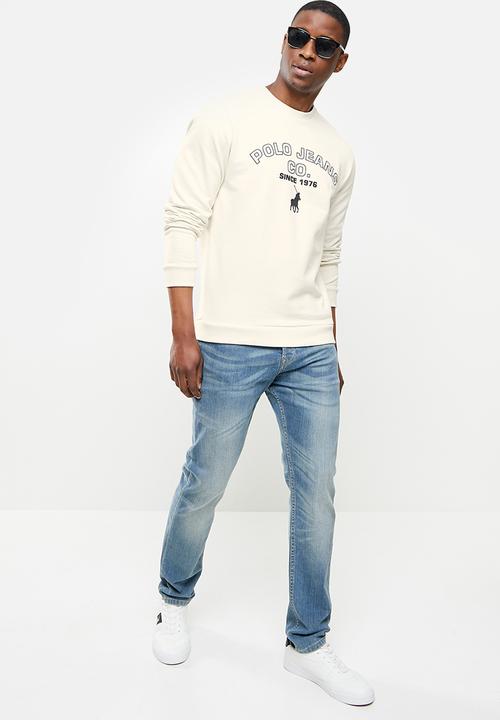 POLO - Thato crew neck sweat - ecru