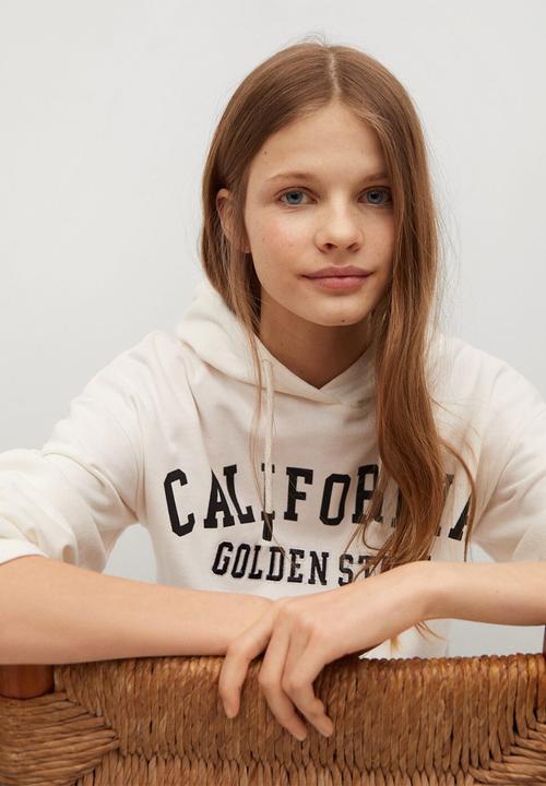 MANGO - Sweatshirt californ - white