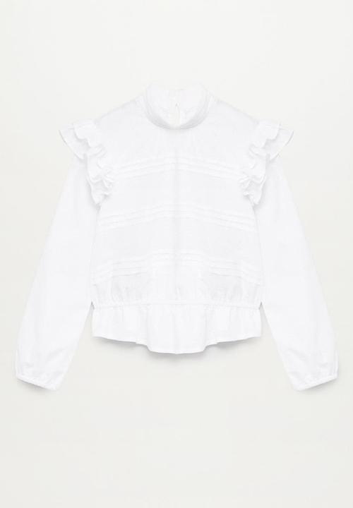MANGO - Blouse yvette - white