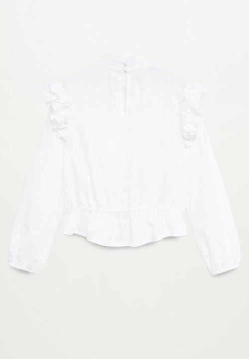 MANGO - Blouse yvette - white