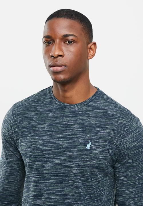 POLO - Oliver spacedyed long sleeve tee - navy