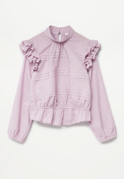 MANGO - Blouse yvette - purple