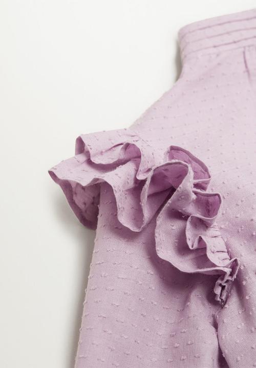 MANGO - Blouse yvette - purple