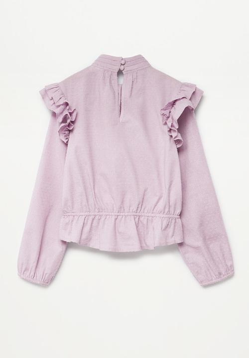 MANGO - Blouse yvette - purple