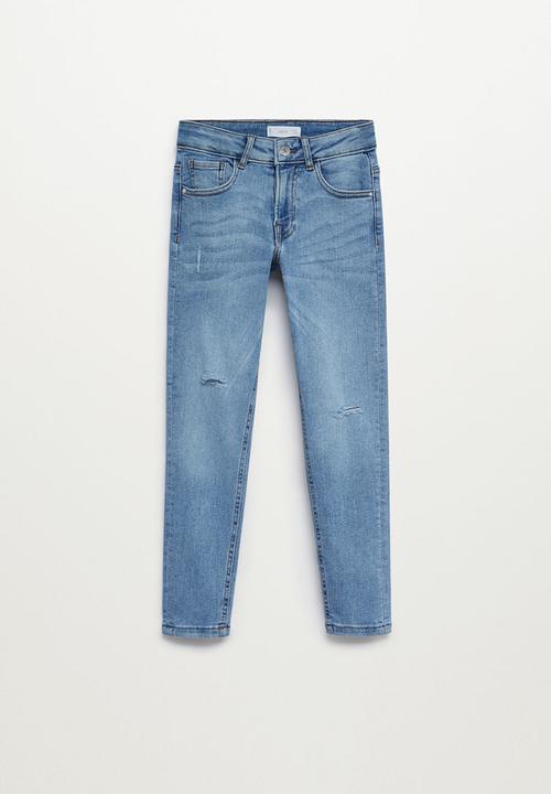 MANGO - Jeans sam - open blue