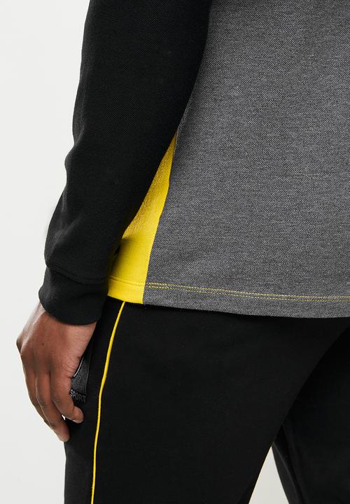 POLO - Donovan long sleeve colour block tee - multi 