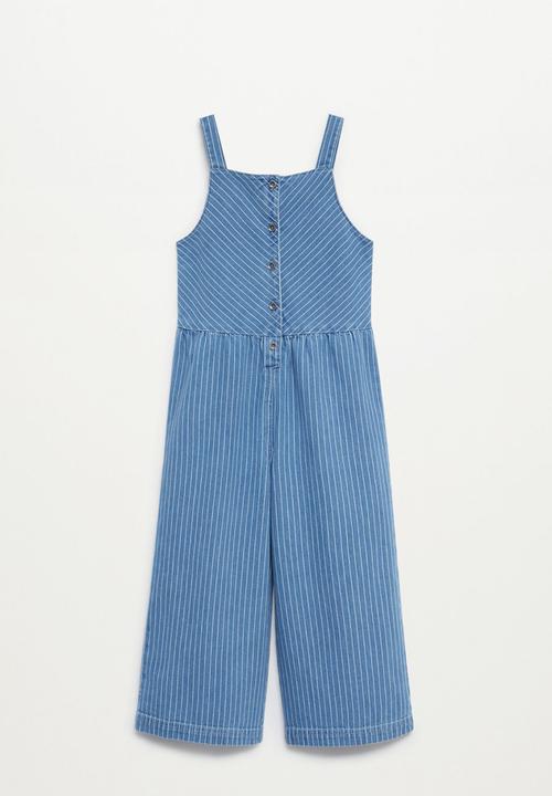 MANGO - Ester dungarees - medium blue