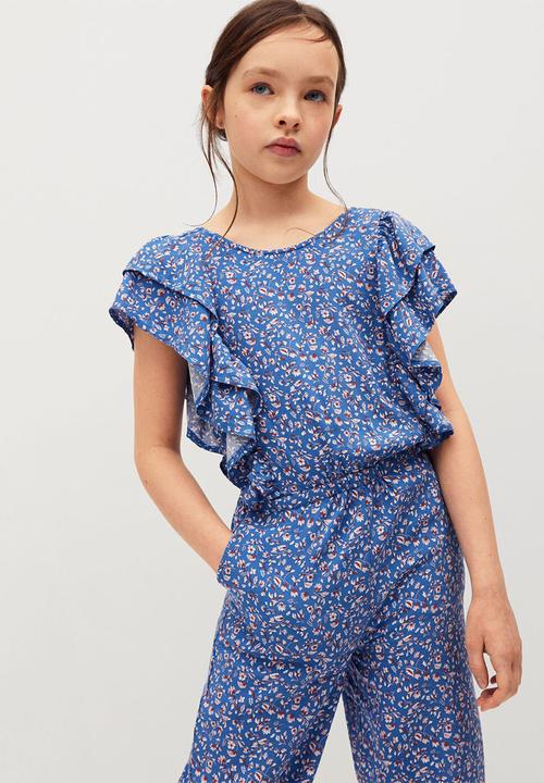 MANGO - Leila one-piece suit - medium blue