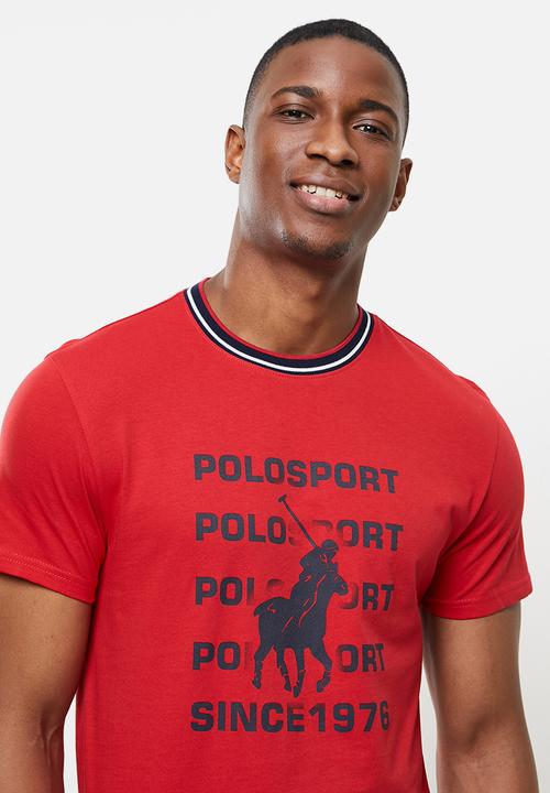 POLO - Gary logo tee - red