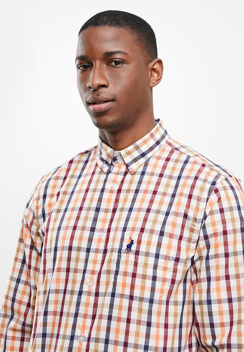 POLO - Trenton check long sleeve weekender shirt - multi 