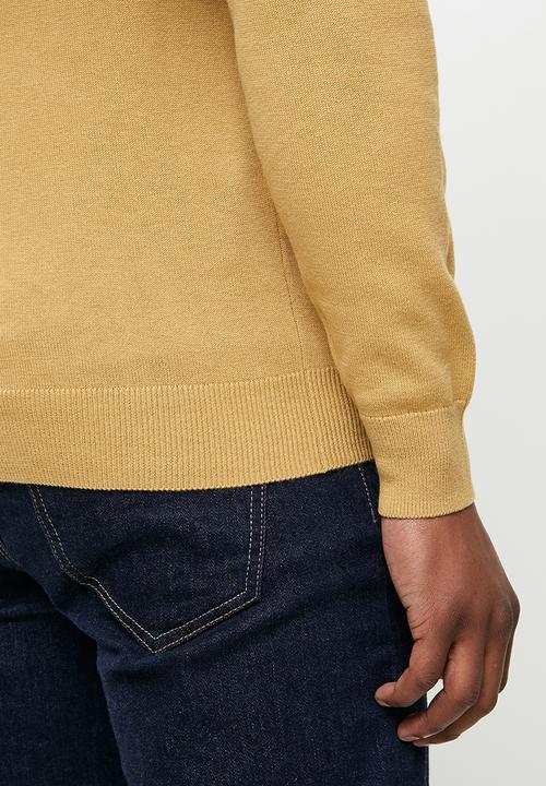POLO - Brad merino roll neck knit - camel