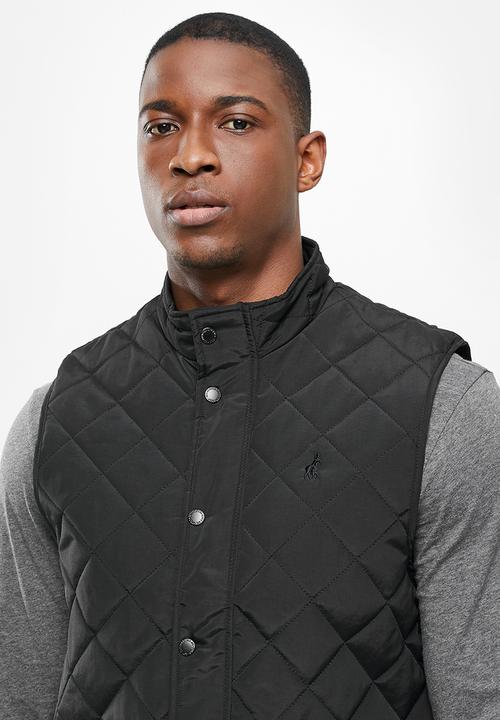 POLO - Akbar quilted sl puffer - black