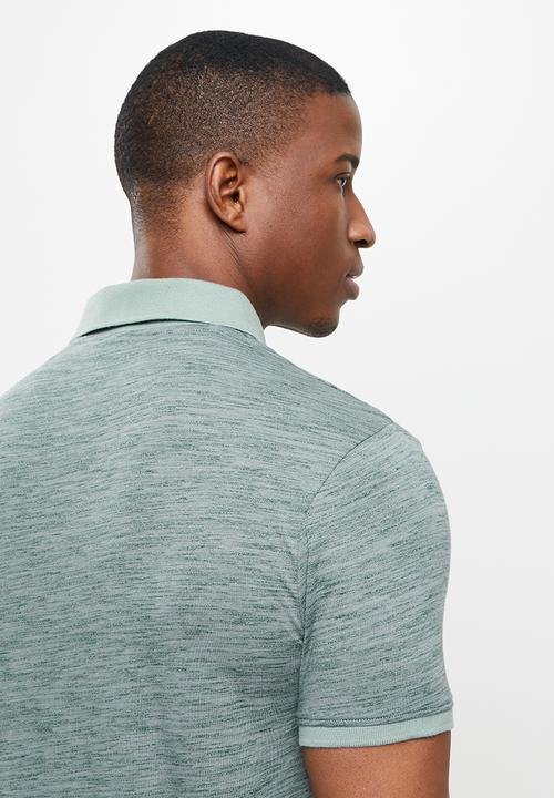 POLO - Nasa spacedyed custom fit golfer - grey