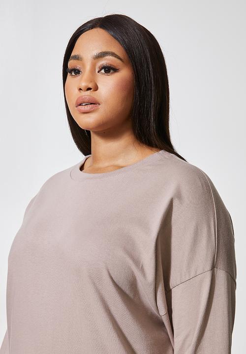 Superbalist - Dropped waist t-shirt dress - light purple