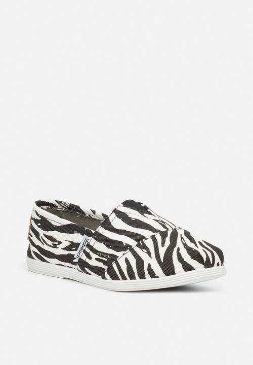 Viabeach - Tams2 slip on - black & white 